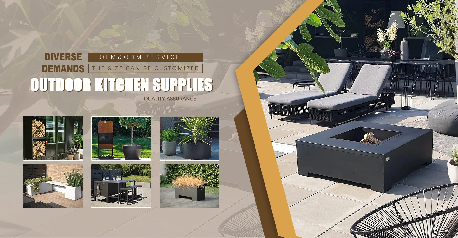 चीन बाहिरी भान्सा आपूर्ति निर्माता