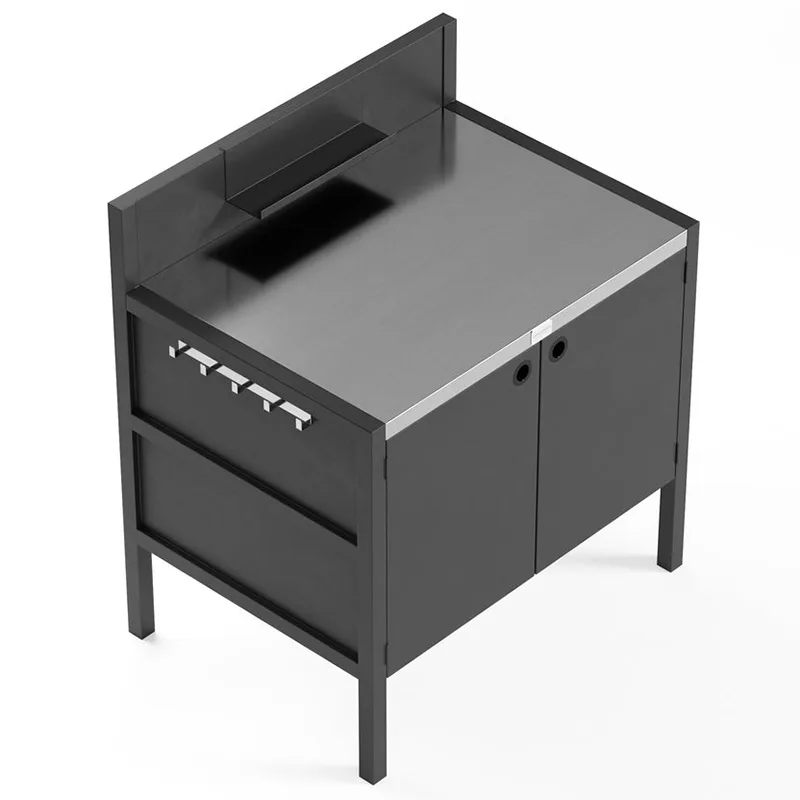 डबल ढोका बाहिरी किचन क्याबिनेट