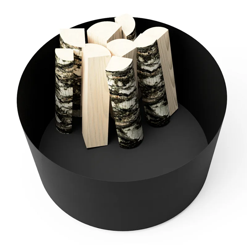 जस्ती धातु राउन्ड आउटडोर प्लाटर