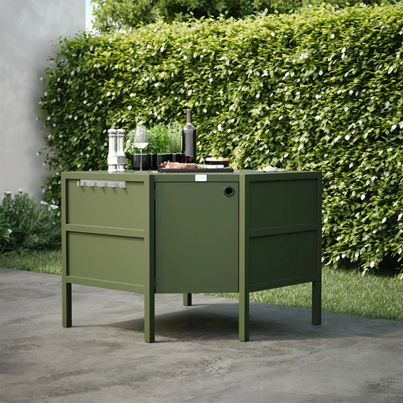 Outdoor Free-Standing Corner Cabinet Outdoor Free-Standing Corner Cabinet