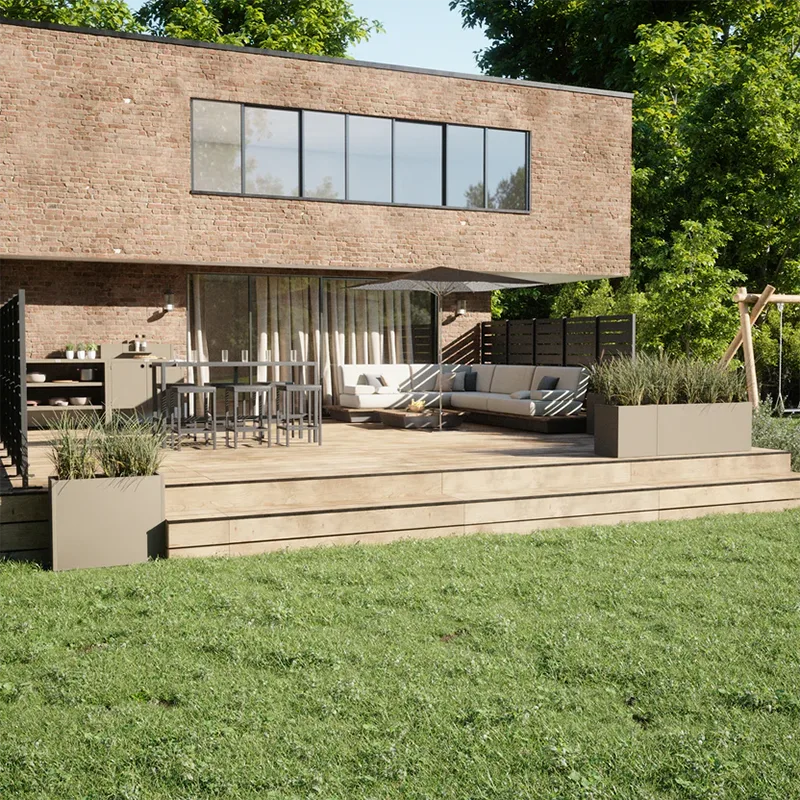 Custom Sized Outdoor Planter Box Custom Sized Outdoor Planter Box