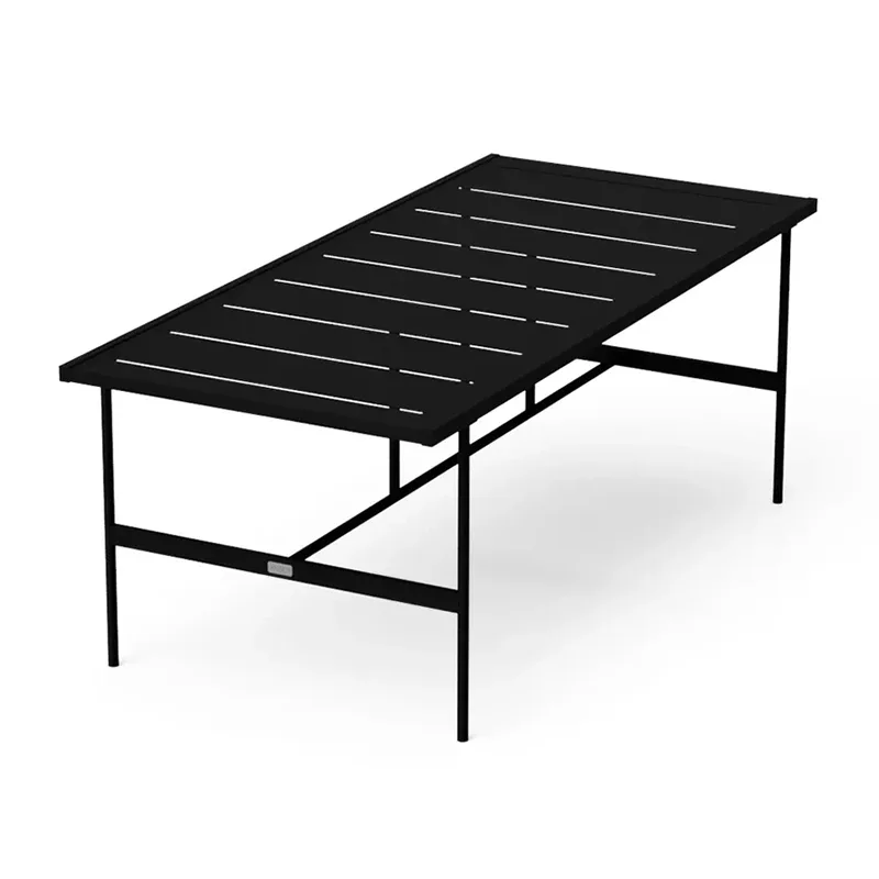 बाहिरी आयताकार भोजन तालिका